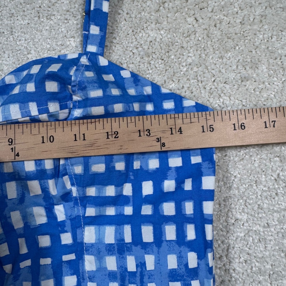 Lilly Pulitzer Dress Womens 8 Ardleigh Bennet Blue Feelin Beachy Gingham Dress - Picture 5 of 12